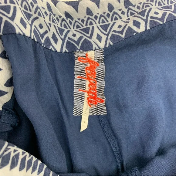 Free People Women’s Lost Temple High Rise Skort Shorts Navy Size 8 - Picture 9 of 13